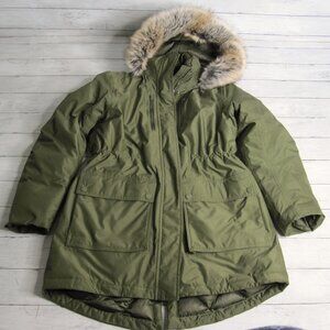 Lands' End Women's Winter Parka Women's Size M 10-12 Down Insulated Hooded